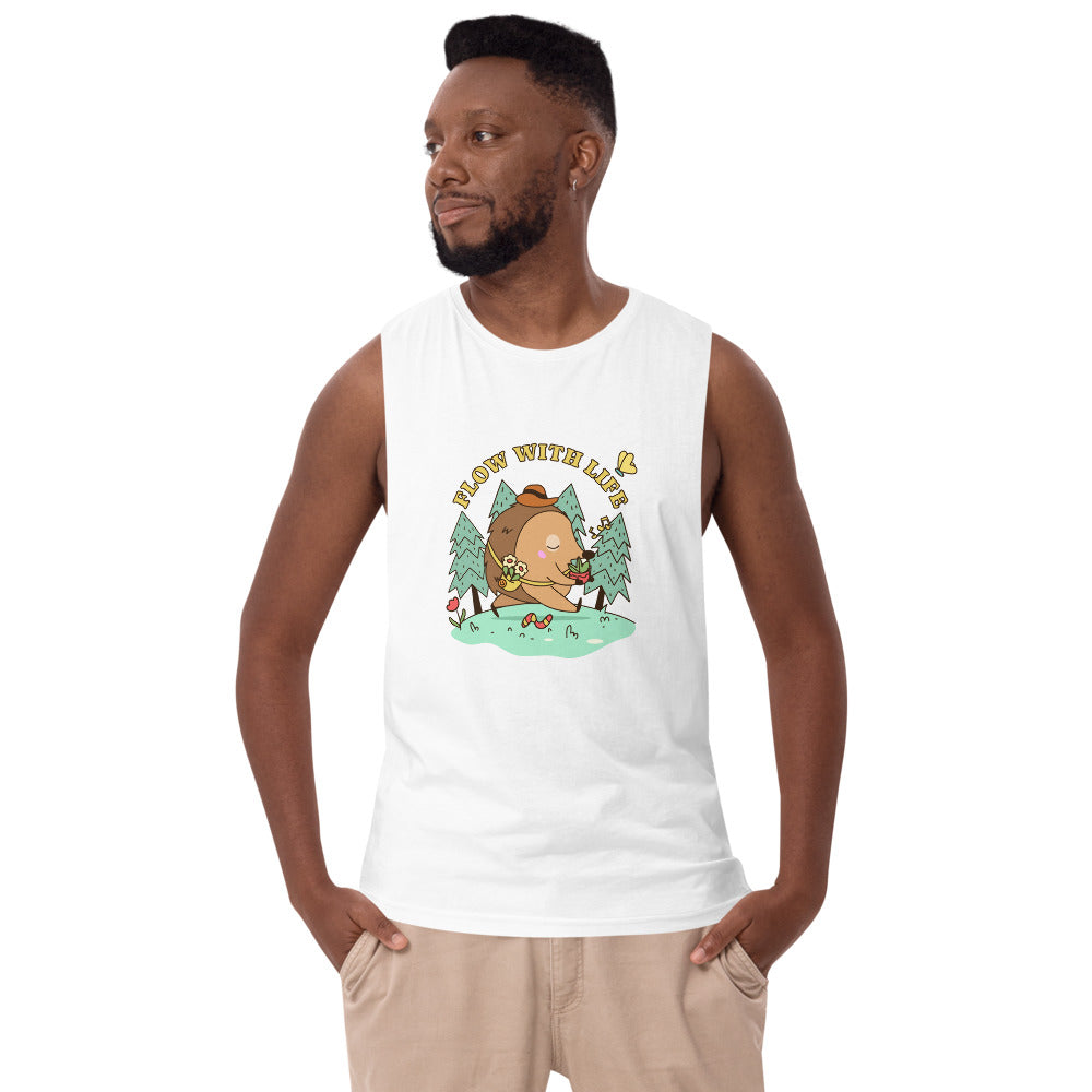 Flow with life | Men's Drop Arm Tank Top | AS Colour 5025