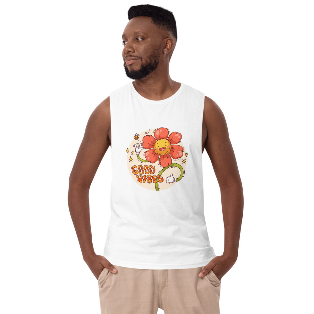 Good vides | Men's Drop Arm Tank Top | AS Colour 5025