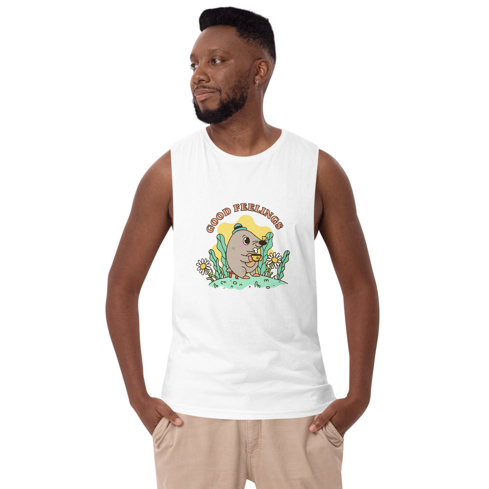 Good feelings | Men's Drop Arm Tank Top | AS Colour 5025
