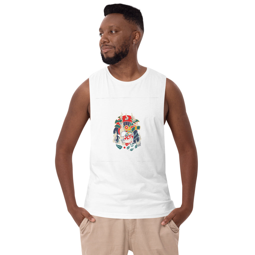 Samurai skull | Men's Drop Arm Tank Top | AS Colour 5025