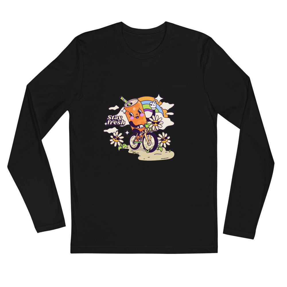 Stay fresh | Men's Fitted Long Sleeve Shirt | Next Level 3601