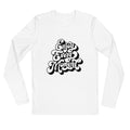 Enjoy every moments white | Men's Fitted Long Sleeve Shirt | Next Level 3601