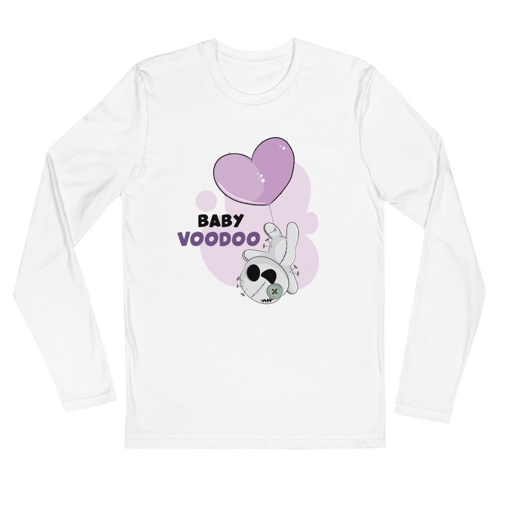 Ted heart - Baby voodoo | Men's Fitted Long Sleeve Shirt | Next Level 3601