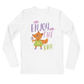 Orange fox - Ẹnoy the day | Men's Fitted Long Sleeve Shirt | Next Level 3601