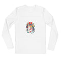 Samurai skull | Men's Fitted Long Sleeve Shirt | Next Level 3601