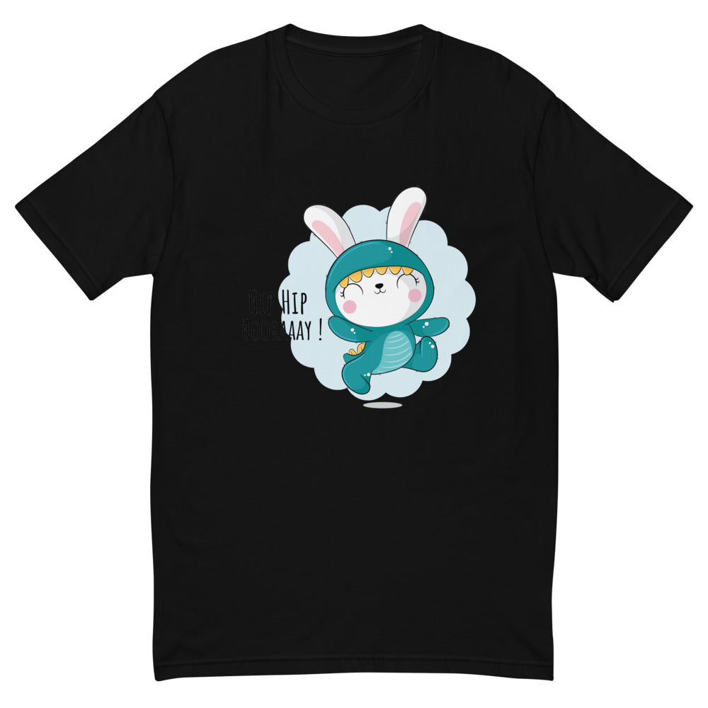 Green rabbit - HIP HIP HOORAAAY | Men's Fitted T-Shirt | Next Level 3600
