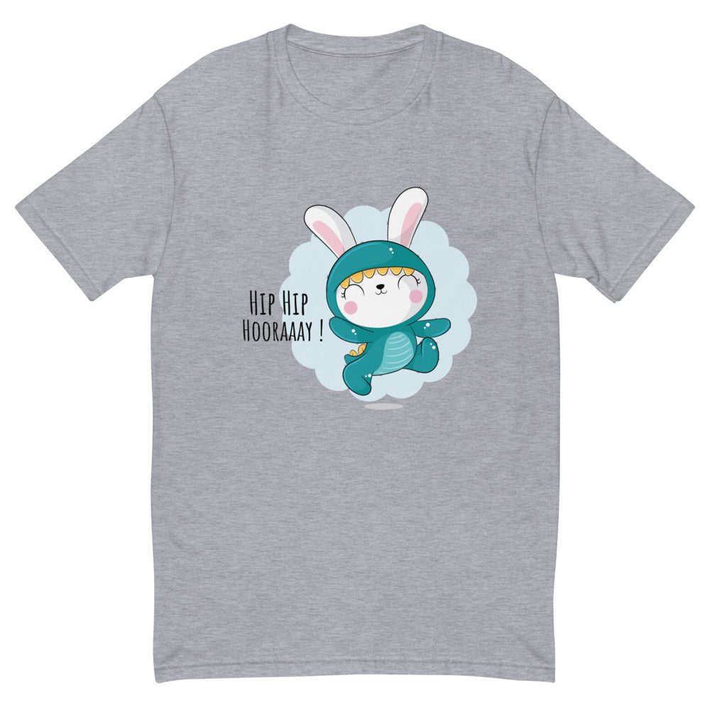 Green rabbit - HIP HIP HOORAAAY | Men's Fitted T-Shirt | Next Level 3600