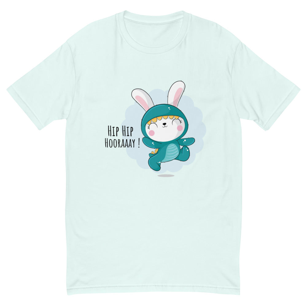 Green rabbit - HIP HIP HOORAAAY | Men's Fitted T-Shirt | Next Level 3600
