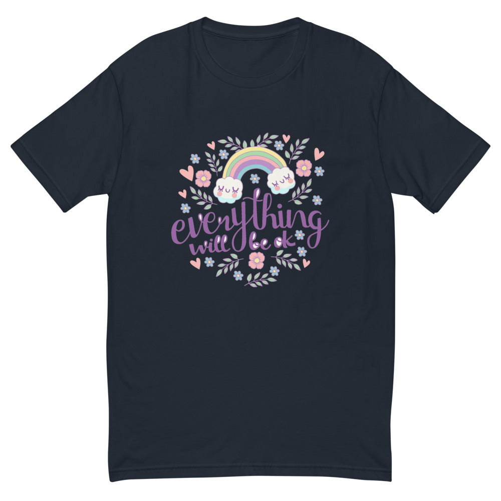 Rainbow - Everything will be ok | Men's Fitted T-Shirt | Next Level 3600