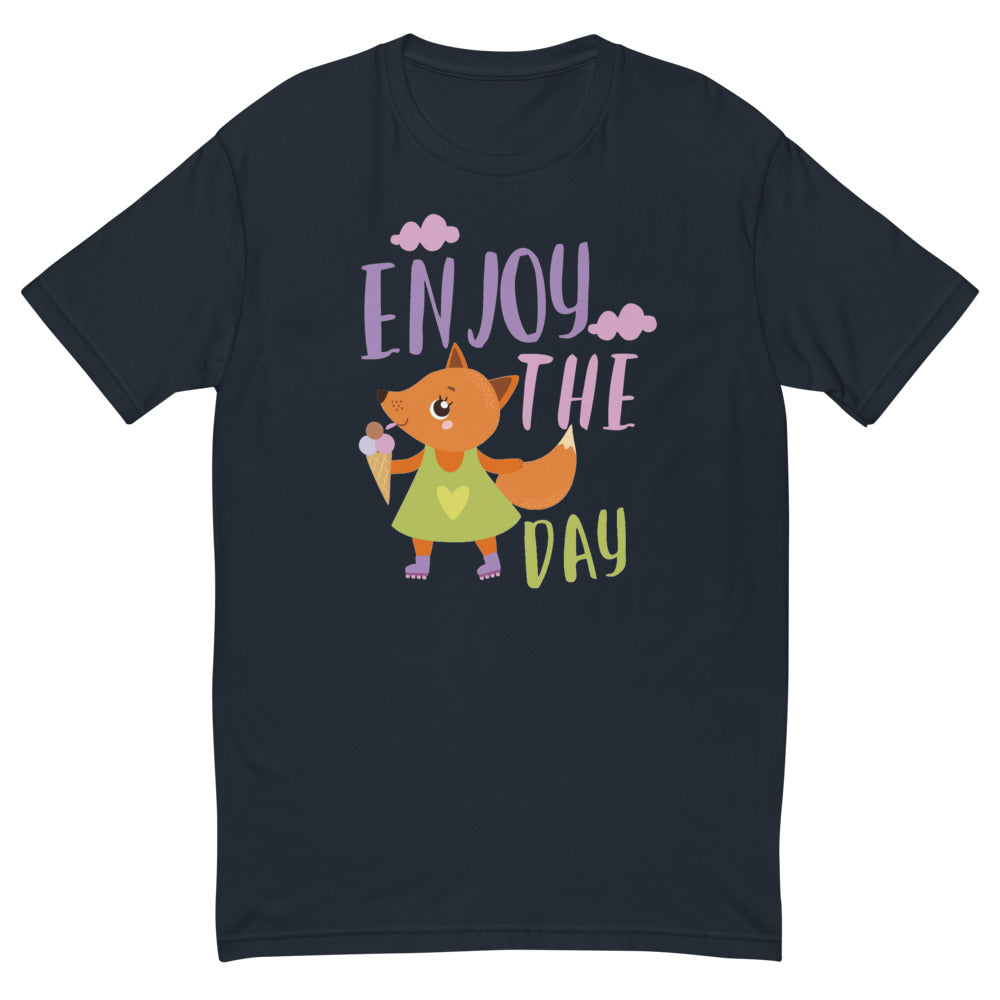 Orange fox - Ẹnoy the day | Men's Fitted T-Shirt | Next Level 3600