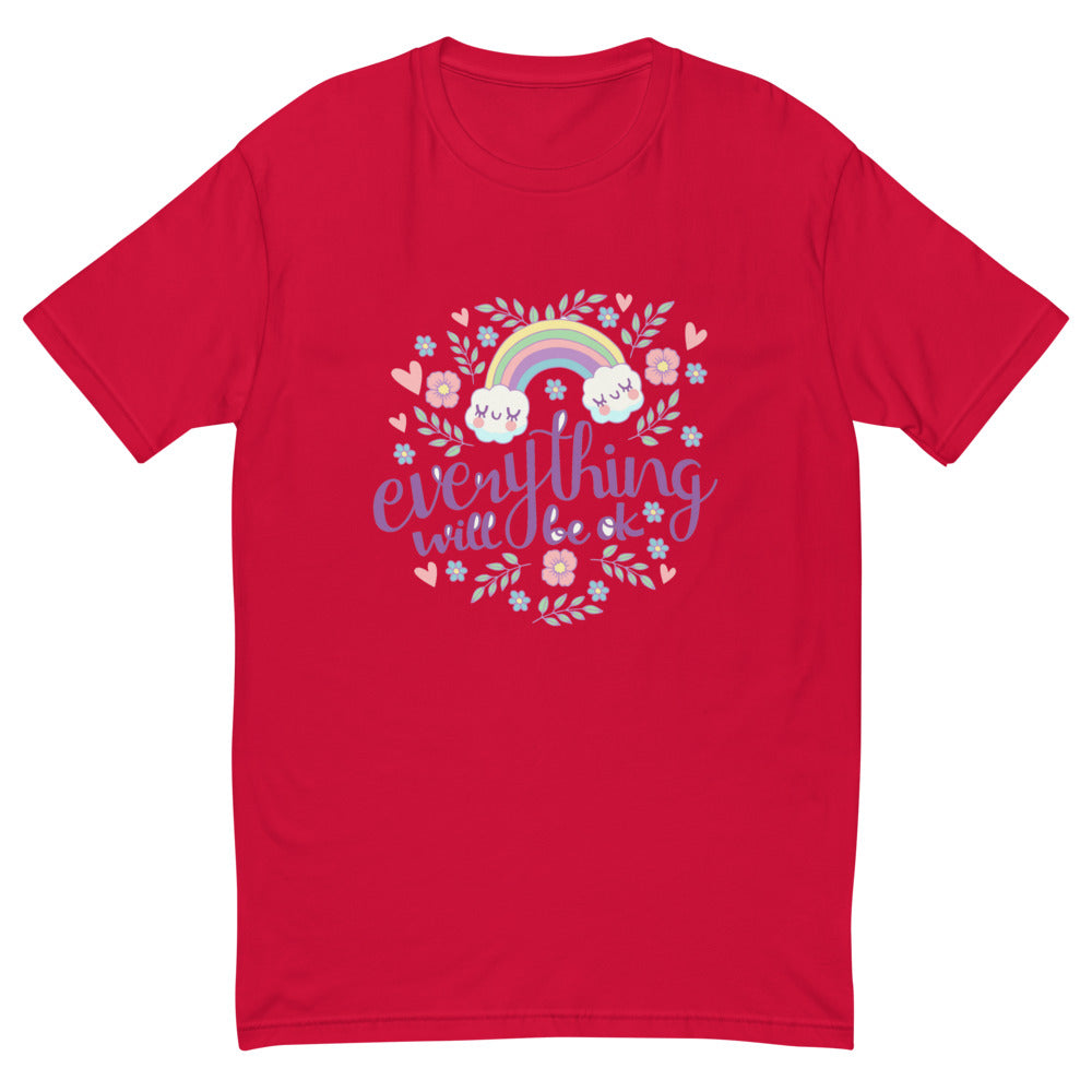 Rainbow - Everything will be ok | Men's Fitted T-Shirt | Next Level 3600