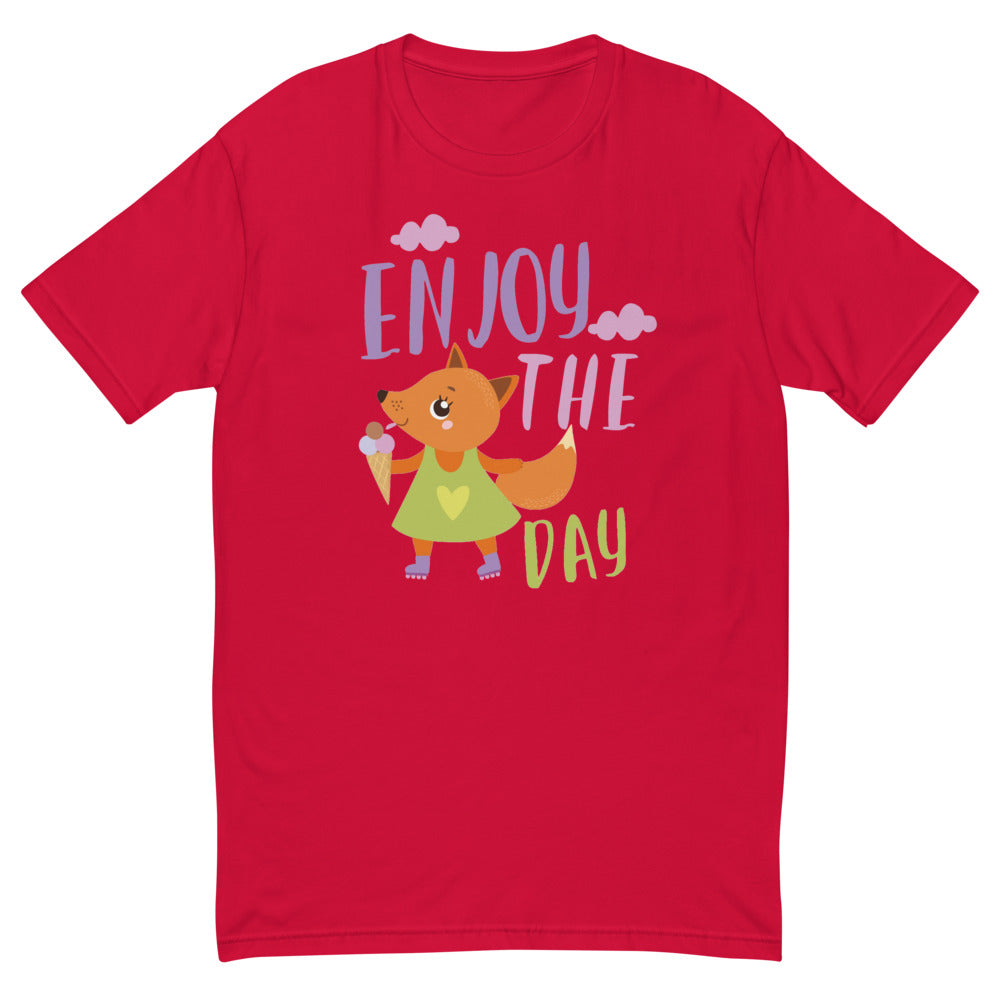 Orange fox - Ẹnoy the day | Men's Fitted T-Shirt | Next Level 3600