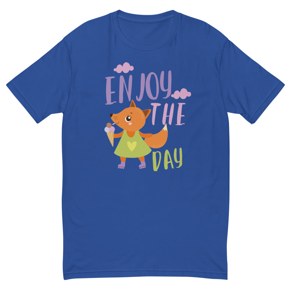 Orange fox - Ẹnoy the day | Men's Fitted T-Shirt | Next Level 3600