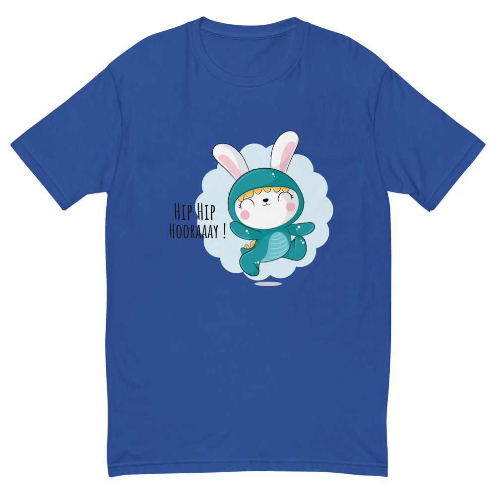 Green rabbit - HIP HIP HOORAAAY | Men's Fitted T-Shirt | Next Level 3600