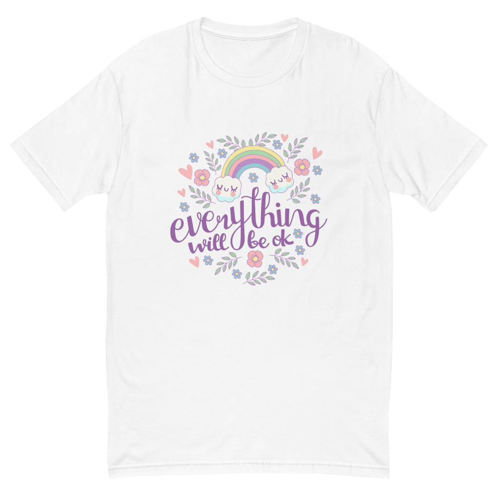 Rainbow - Everything will be ok | Men's Fitted T-Shirt | Next Level 3600