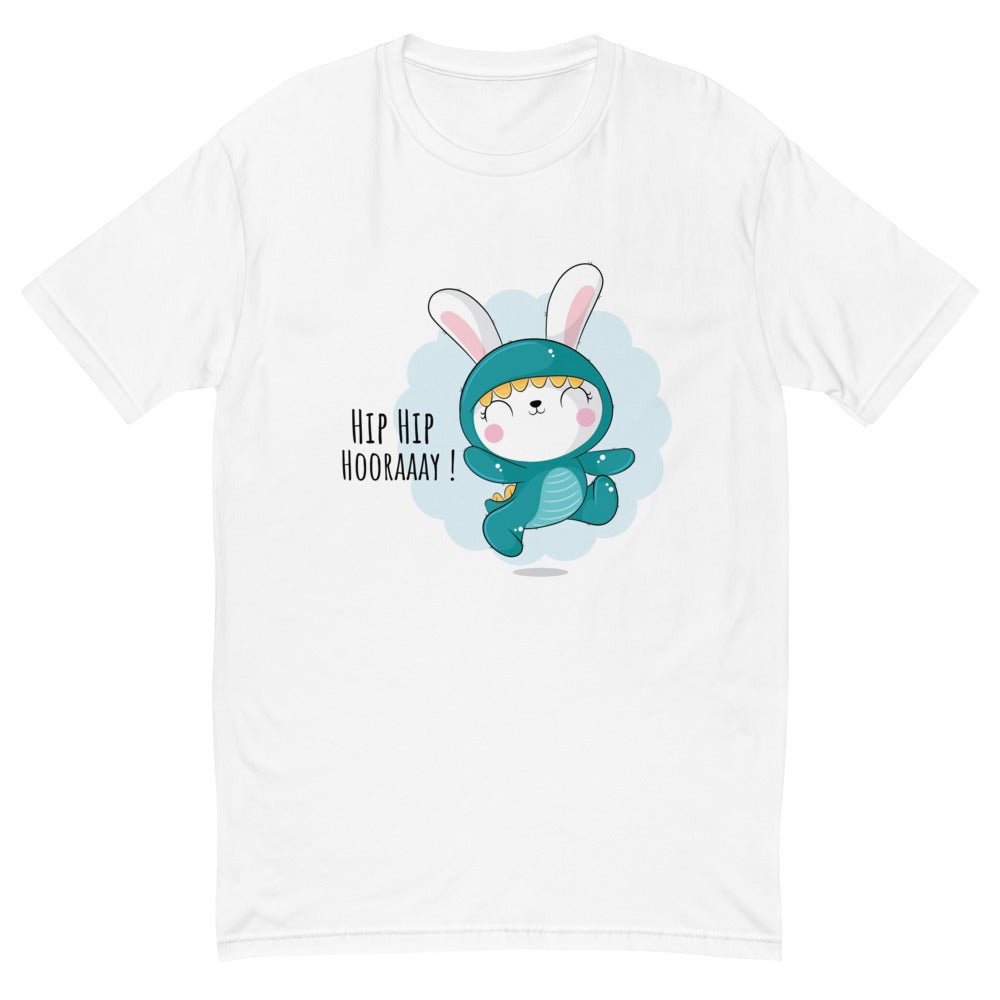 Green rabbit - HIP HIP HOORAAAY | Men's Fitted T-Shirt | Next Level 3600