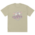 Rainbow - Everything will be ok | Men's Oversized Faded T-Shirt | AS Colour 5082