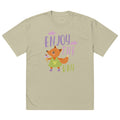 Orange fox - Ẹnoy the day | Men's Oversized Faded T-Shirt | AS Colour 5082