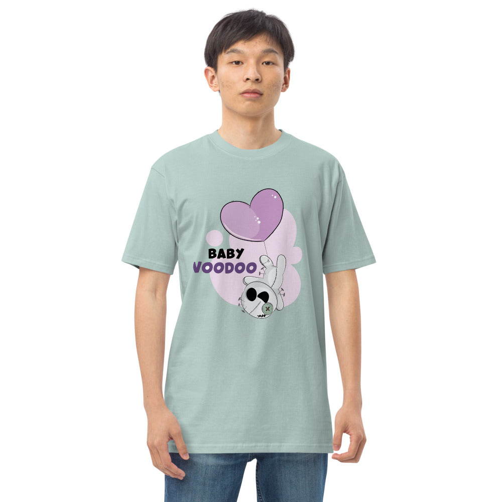 Ted heart - Baby voodoo | Men's Premium Heavyweight Tee | Cotton Heritage MC1086