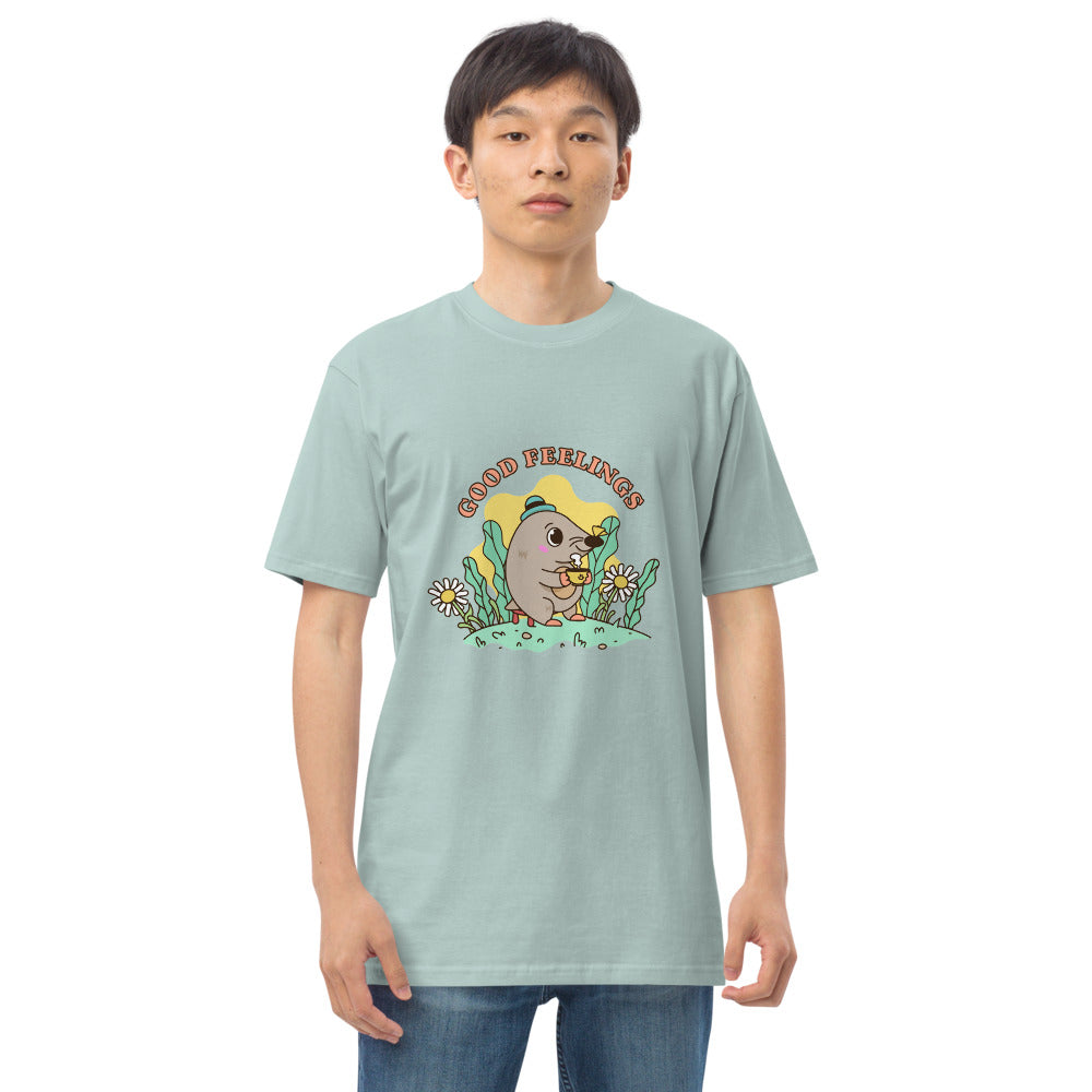 Good feelings | Men's Premium Heavyweight Tee | Cotton Heritage MC1086