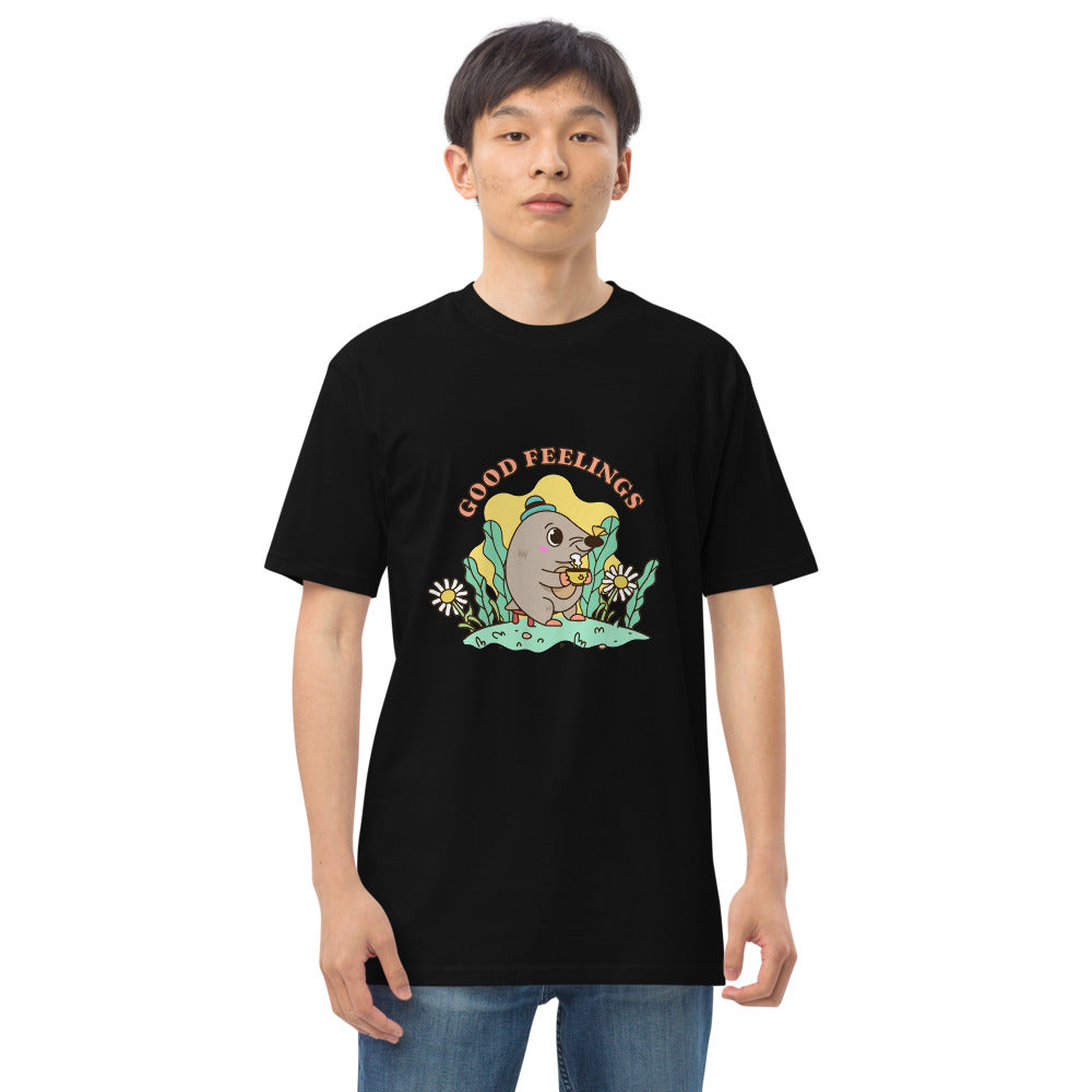 Good feelings | Men's Premium Heavyweight Tee | Cotton Heritage MC1086