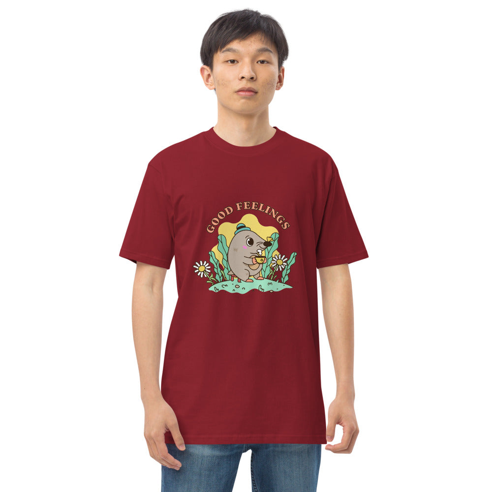 Good feelings | Men's Premium Heavyweight Tee | Cotton Heritage MC1086