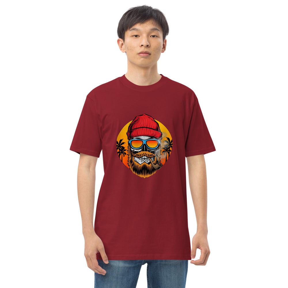 Bearded man | Men's Premium Heavyweight Tee | Cotton Heritage MC1086