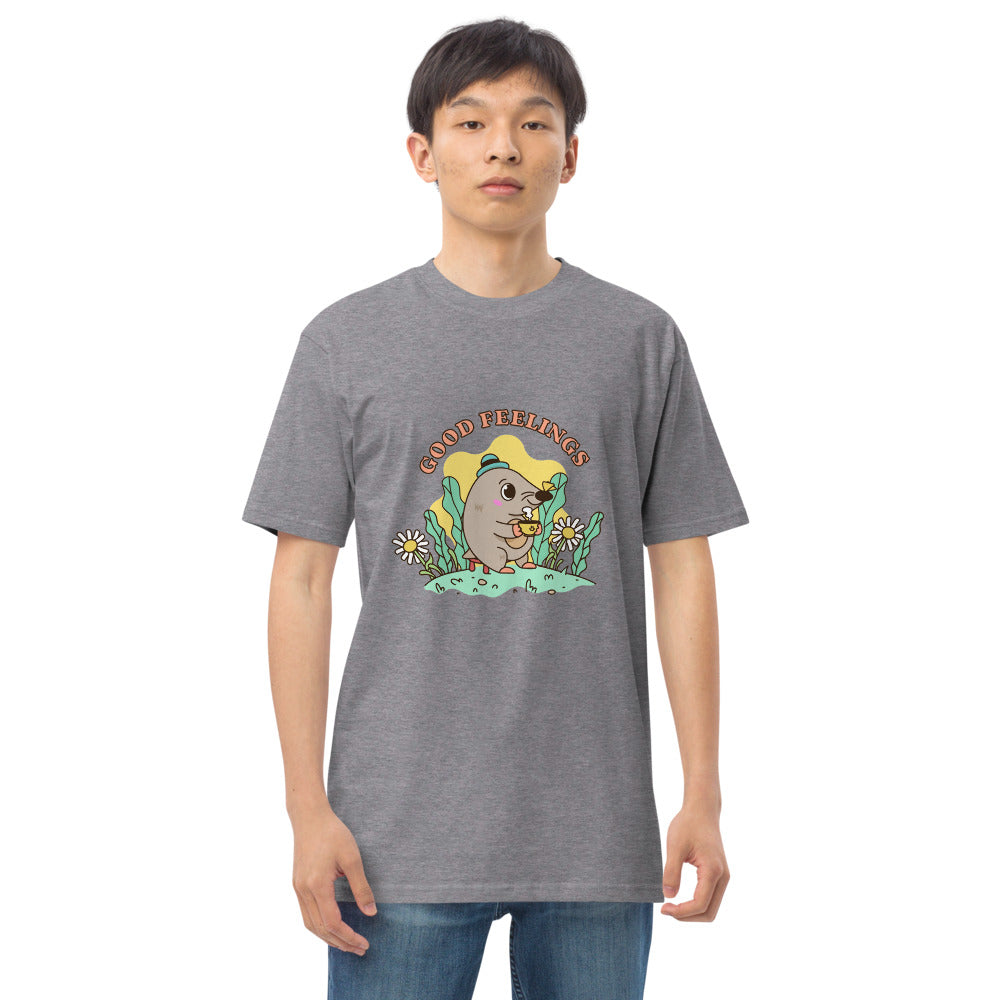 Good feelings | Men's Premium Heavyweight Tee | Cotton Heritage MC1086