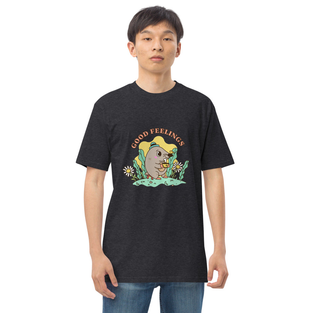 Good feelings | Men's Premium Heavyweight Tee | Cotton Heritage MC1086