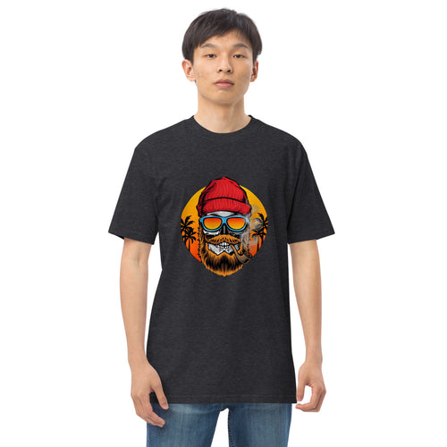 Bearded man | Men's Premium Heavyweight Tee | Cotton Heritage MC1086