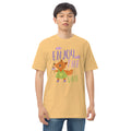 Orange fox - Ẹnoy the day | Men's Premium Heavyweight Tee | Cotton Heritage MC1086