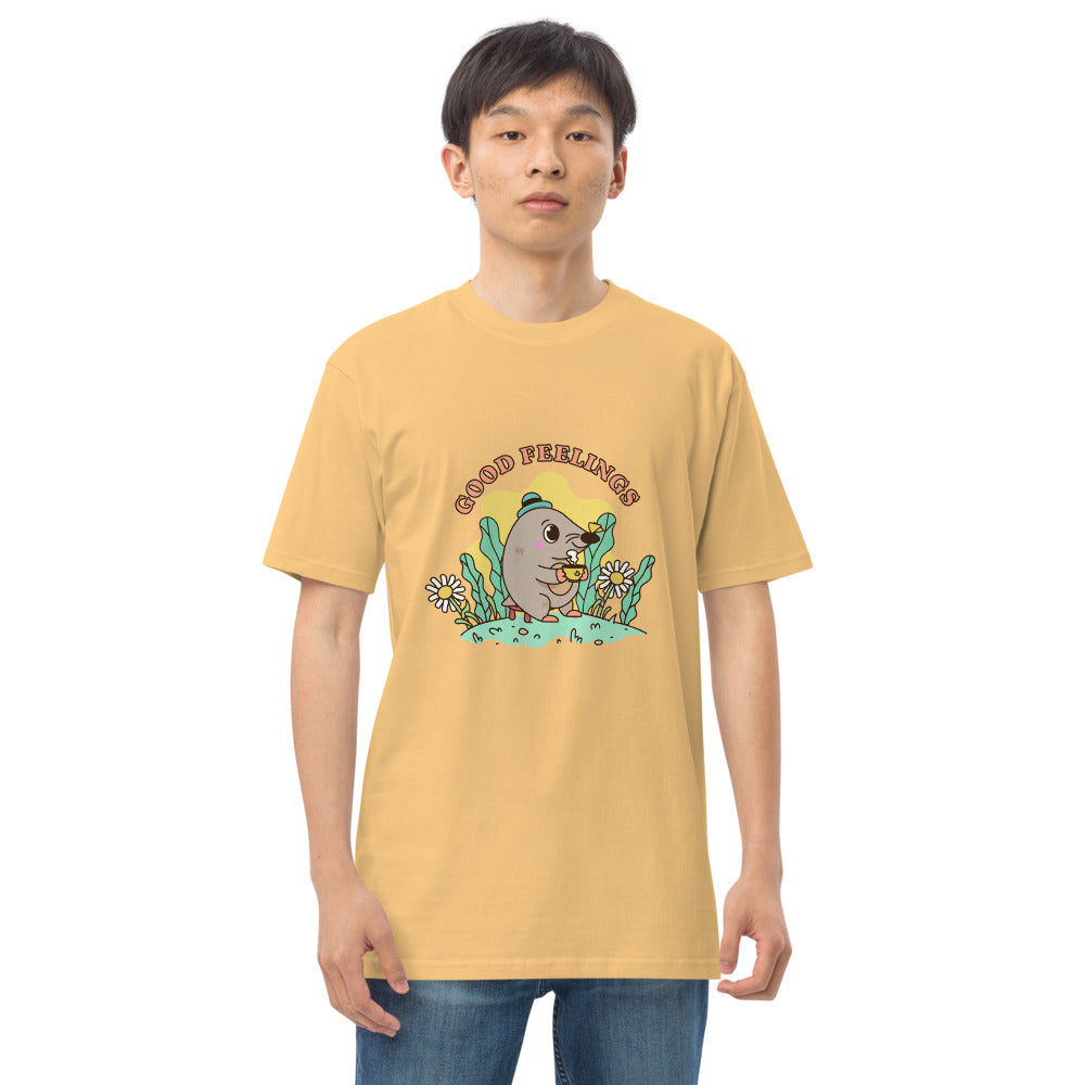 Good feelings | Men's Premium Heavyweight Tee | Cotton Heritage MC1086