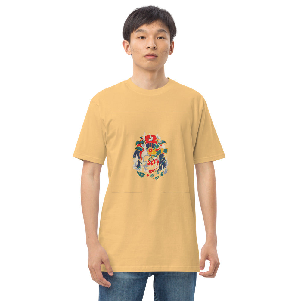Samurai skull | Men's Premium Heavyweight Tee | Cotton Heritage MC1086