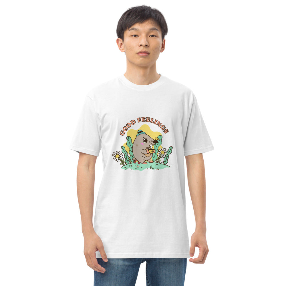 Good feelings | Men's Premium Heavyweight Tee | Cotton Heritage MC1086