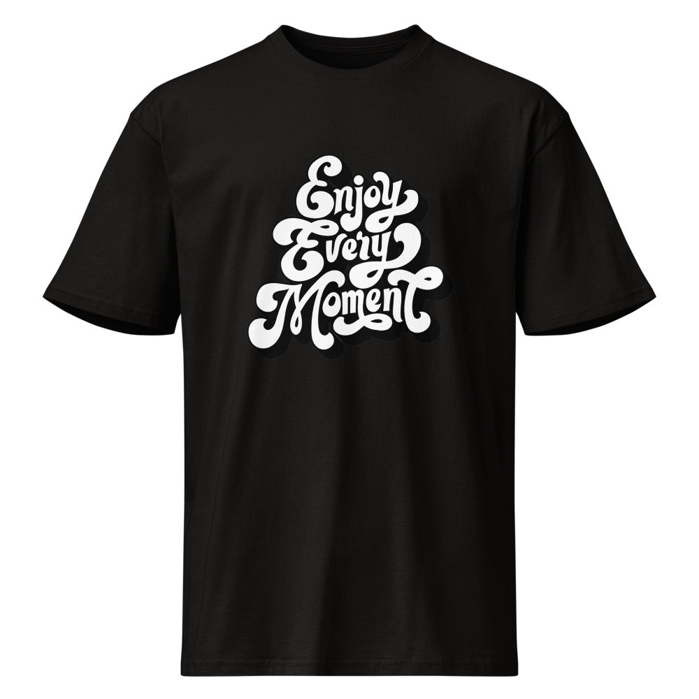 Enjoy every moments white | Men's Premium Short Sleeve Tee | Cotton Heritage MC1082