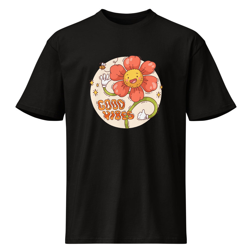 Good vides | Men's Premium Short Sleeve Tee | Cotton Heritage MC1082