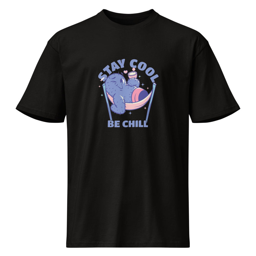 Stay cool be chill | Men's Premium Short Sleeve Tee | Cotton Heritage MC1082