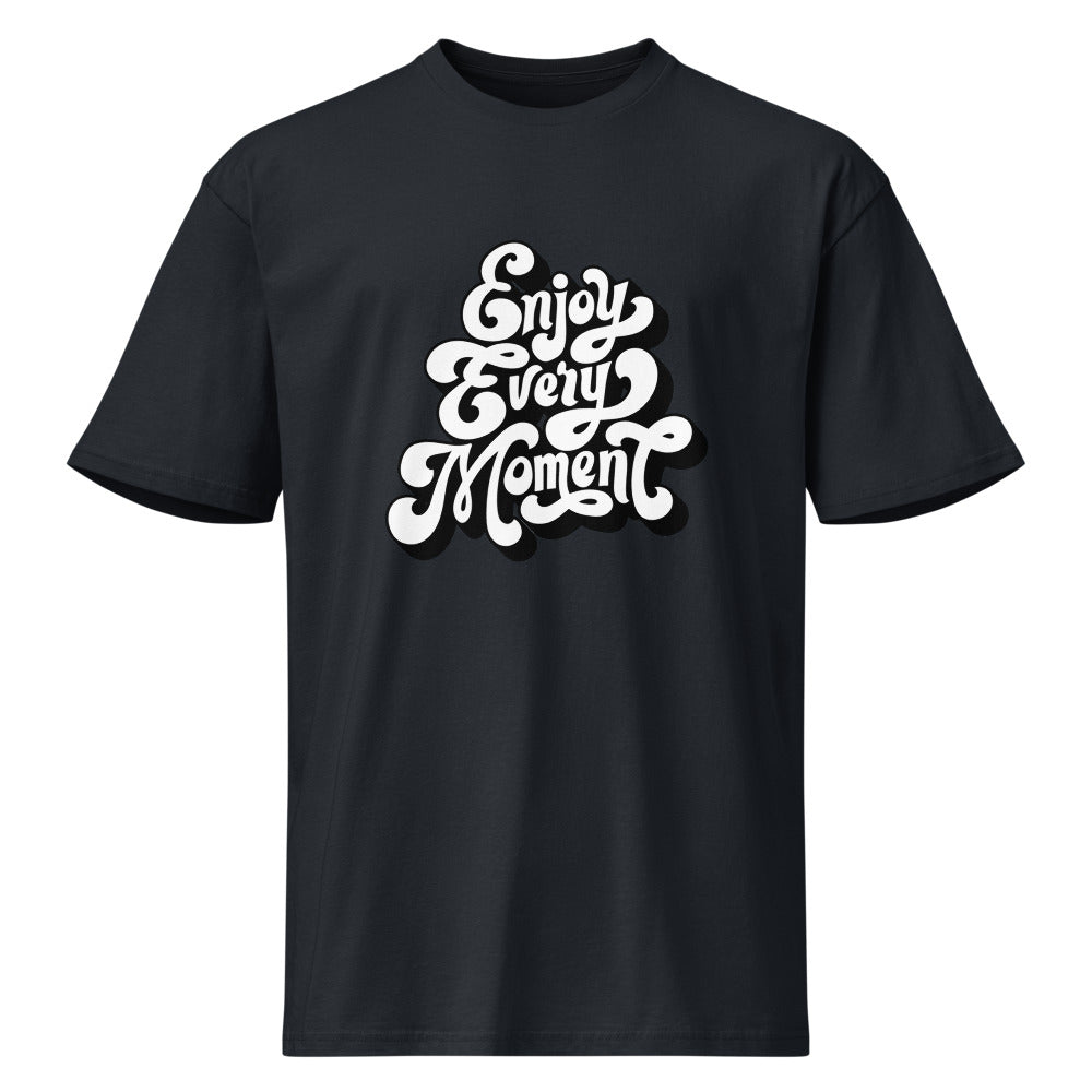 Enjoy every moments white | Men's Premium Short Sleeve Tee | Cotton Heritage MC1082