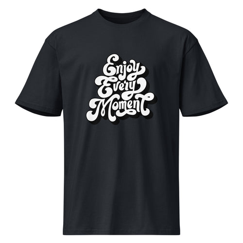 Enjoy every moments white | Men's Premium Short Sleeve Tee | Cotton Heritage MC1082