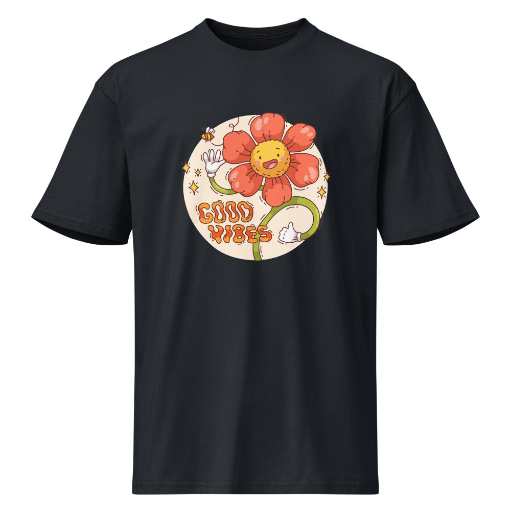 Good vides | Men's Premium Short Sleeve Tee | Cotton Heritage MC1082