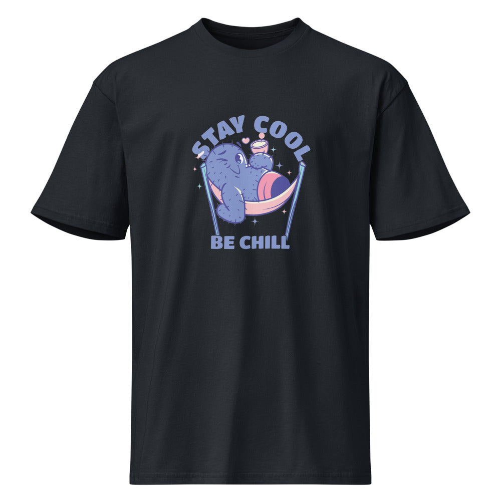 Stay cool be chill | Men's Premium Short Sleeve Tee | Cotton Heritage MC1082
