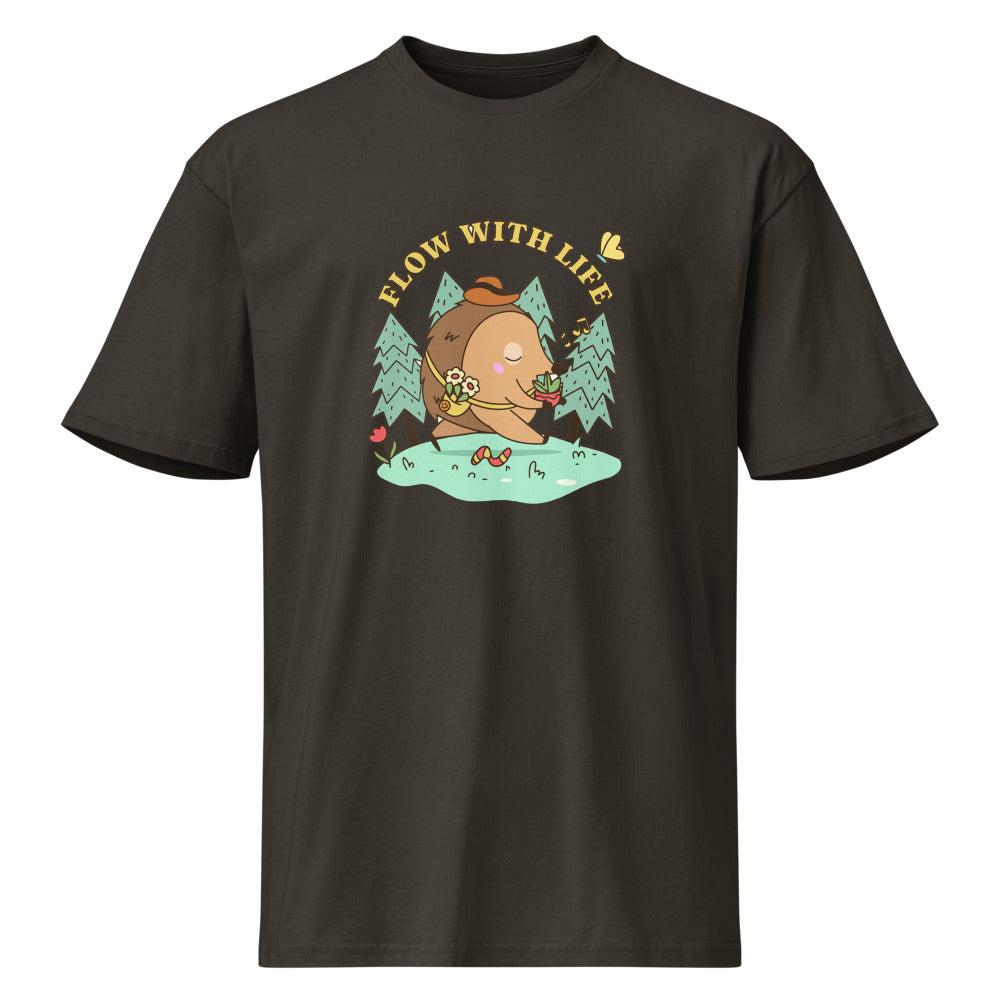 Flow with life | Men's Premium Short Sleeve Tee | Cotton Heritage MC1082
