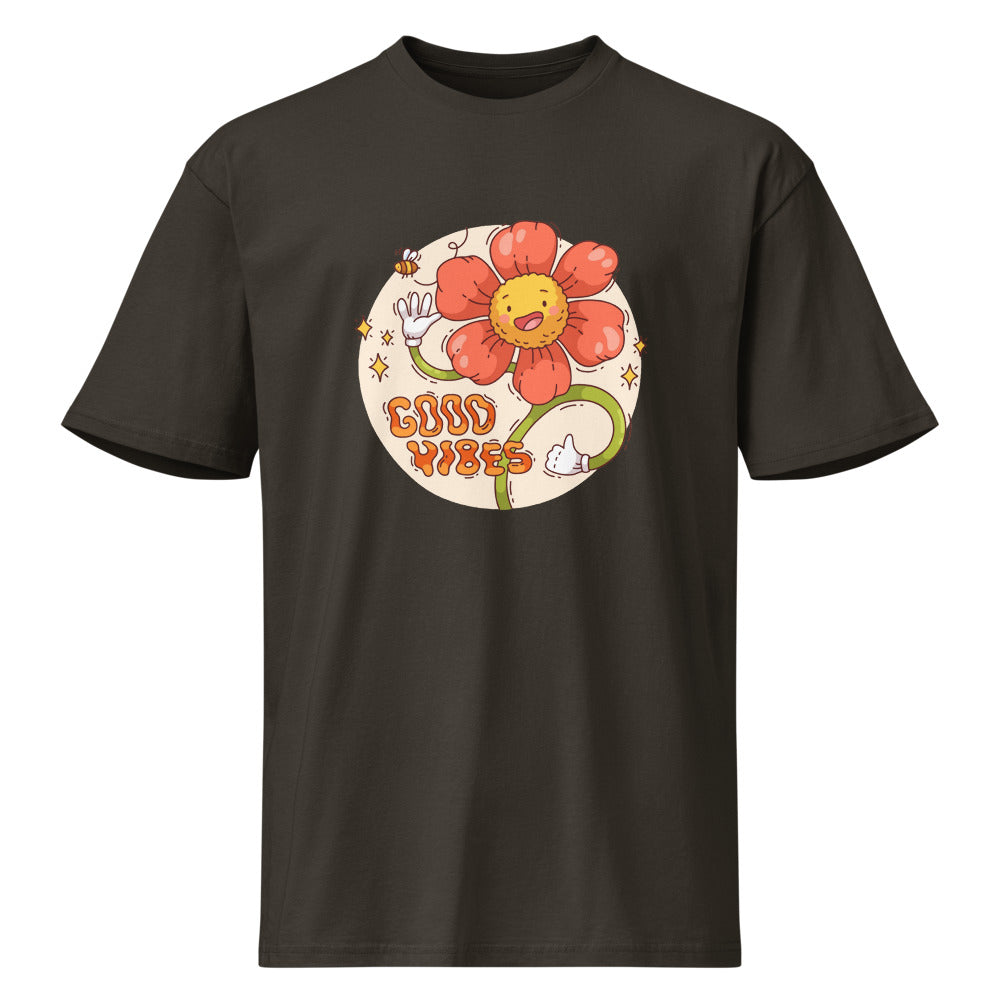 Good vides | Men's Premium Short Sleeve Tee | Cotton Heritage MC1082