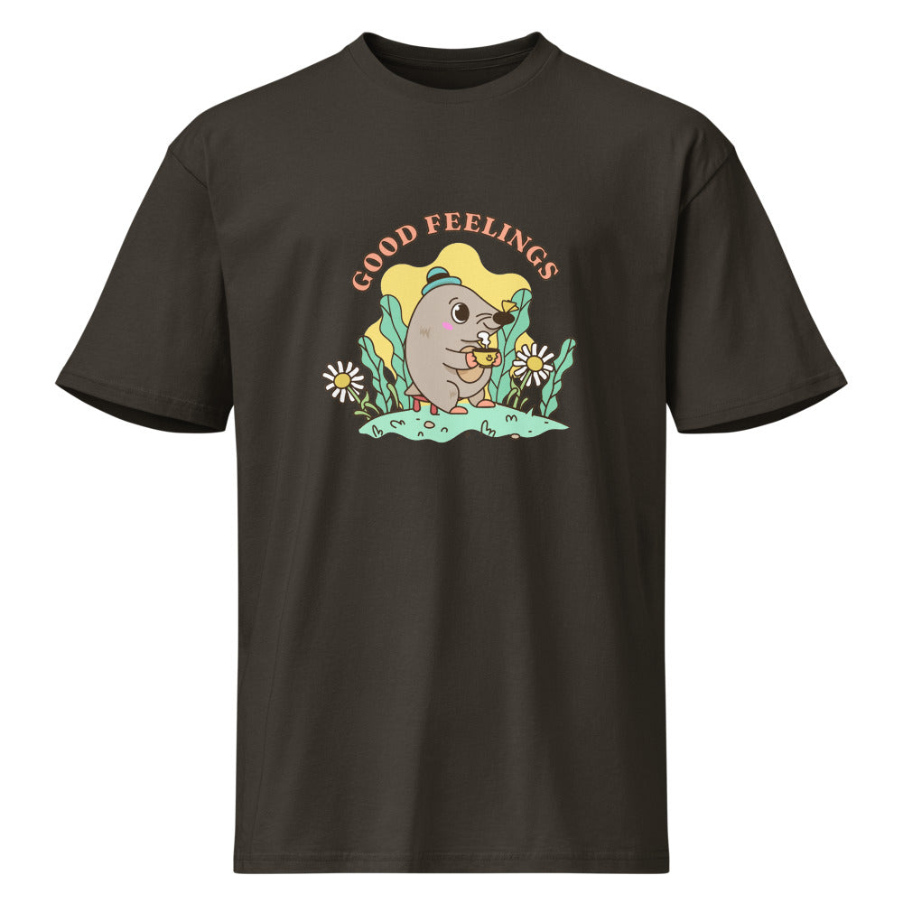 Good feelings | Men's Premium Short Sleeve Tee | Cotton Heritage MC1082