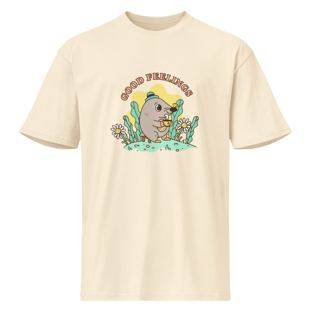 Good feelings | Men's Premium Short Sleeve Tee | Cotton Heritage MC1082