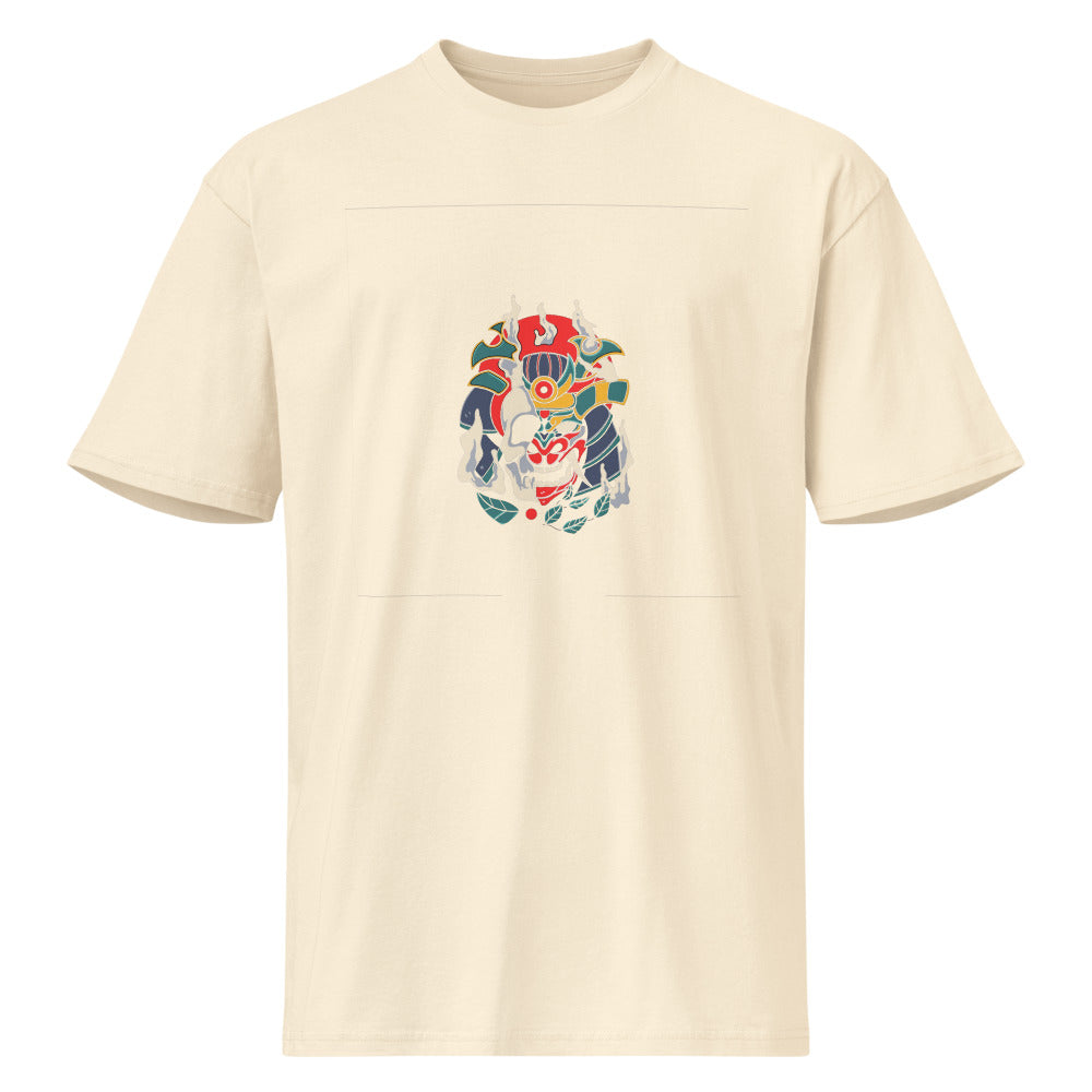 Samurai skull | Men's Premium Short Sleeve Tee | Cotton Heritage MC1082