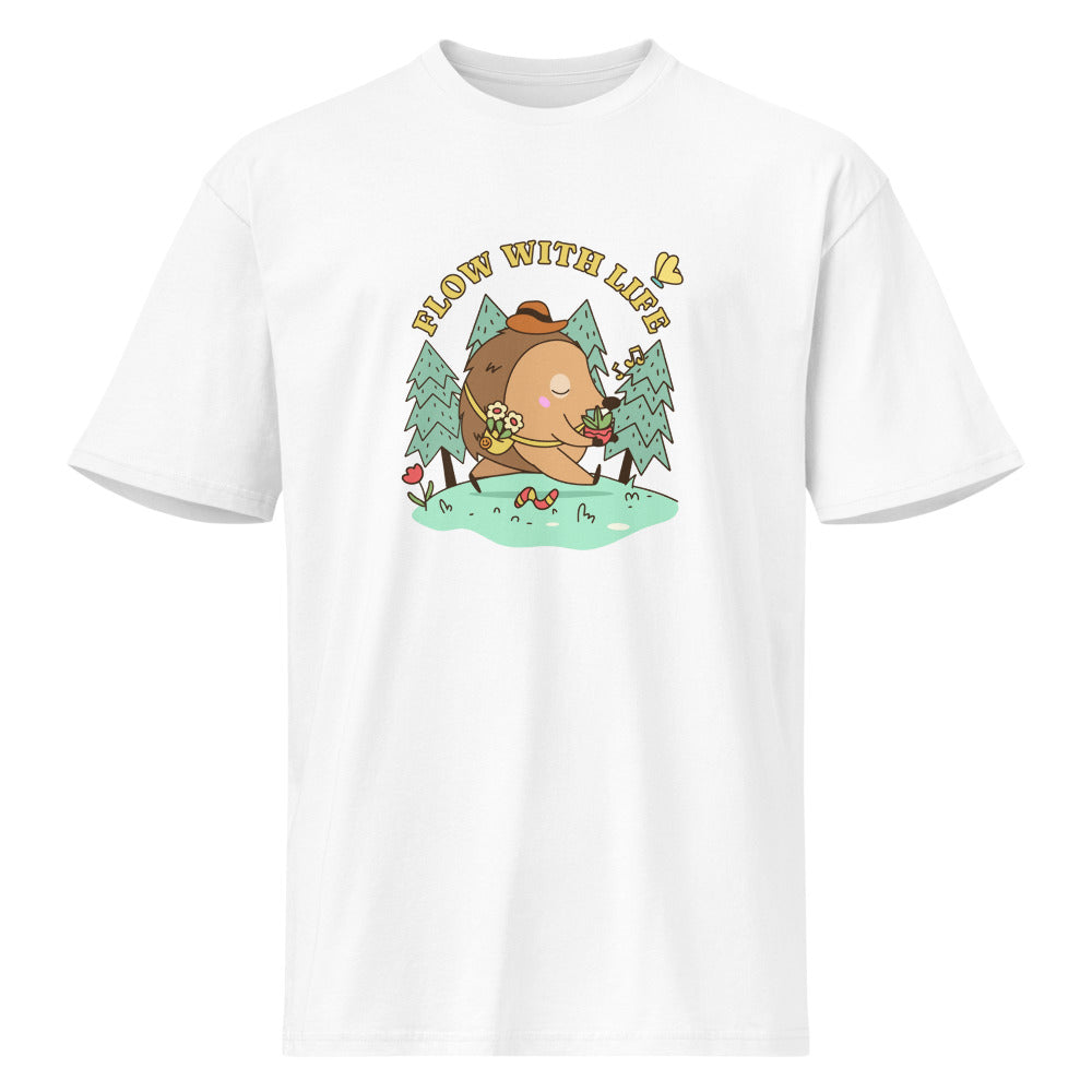 Flow with life | Men's Premium Short Sleeve Tee | Cotton Heritage MC1082