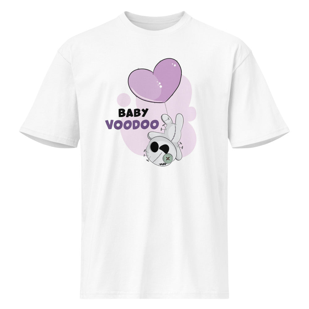 Ted heart - Baby voodoo | Men's Premium Short Sleeve Tee | Cotton Heritage MC1082