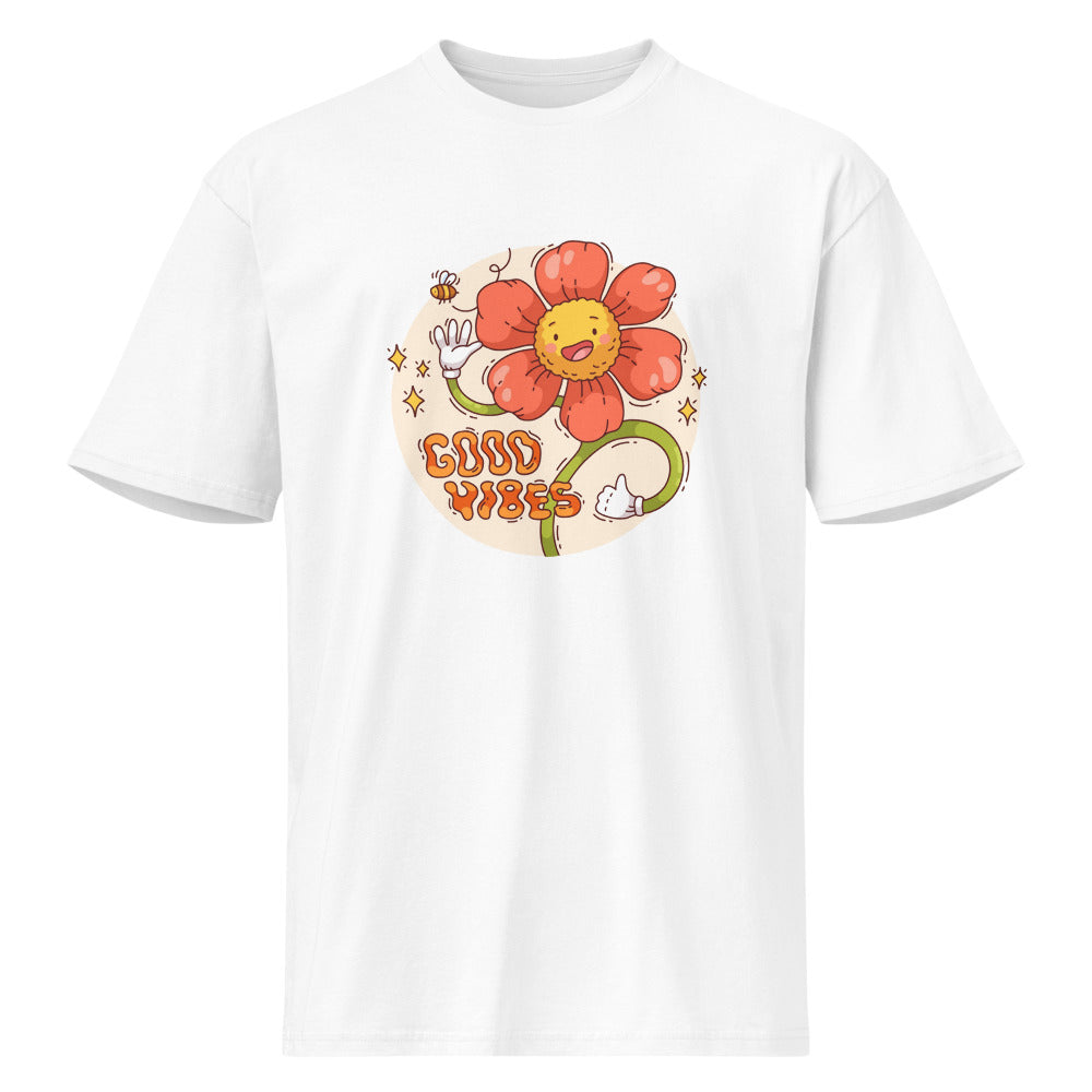 Good vides | Men's Premium Short Sleeve Tee | Cotton Heritage MC1082