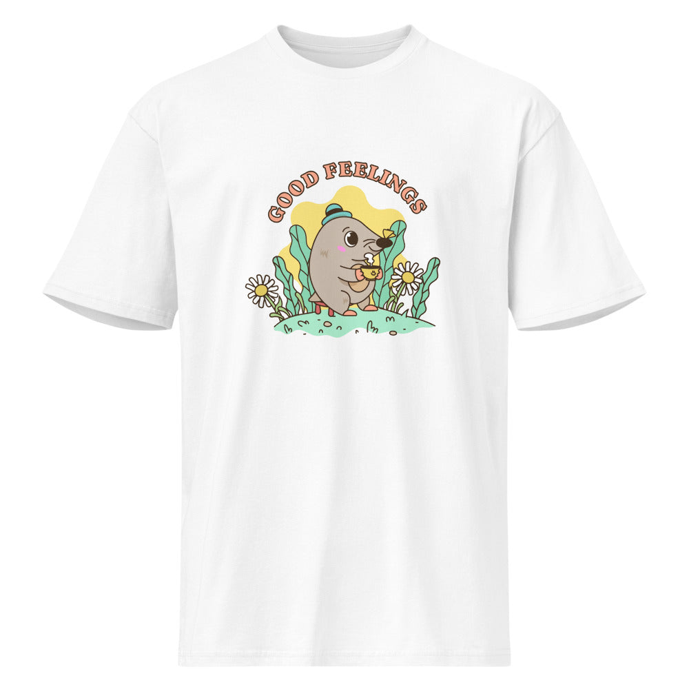 Good feelings | Men's Premium Short Sleeve Tee | Cotton Heritage MC1082